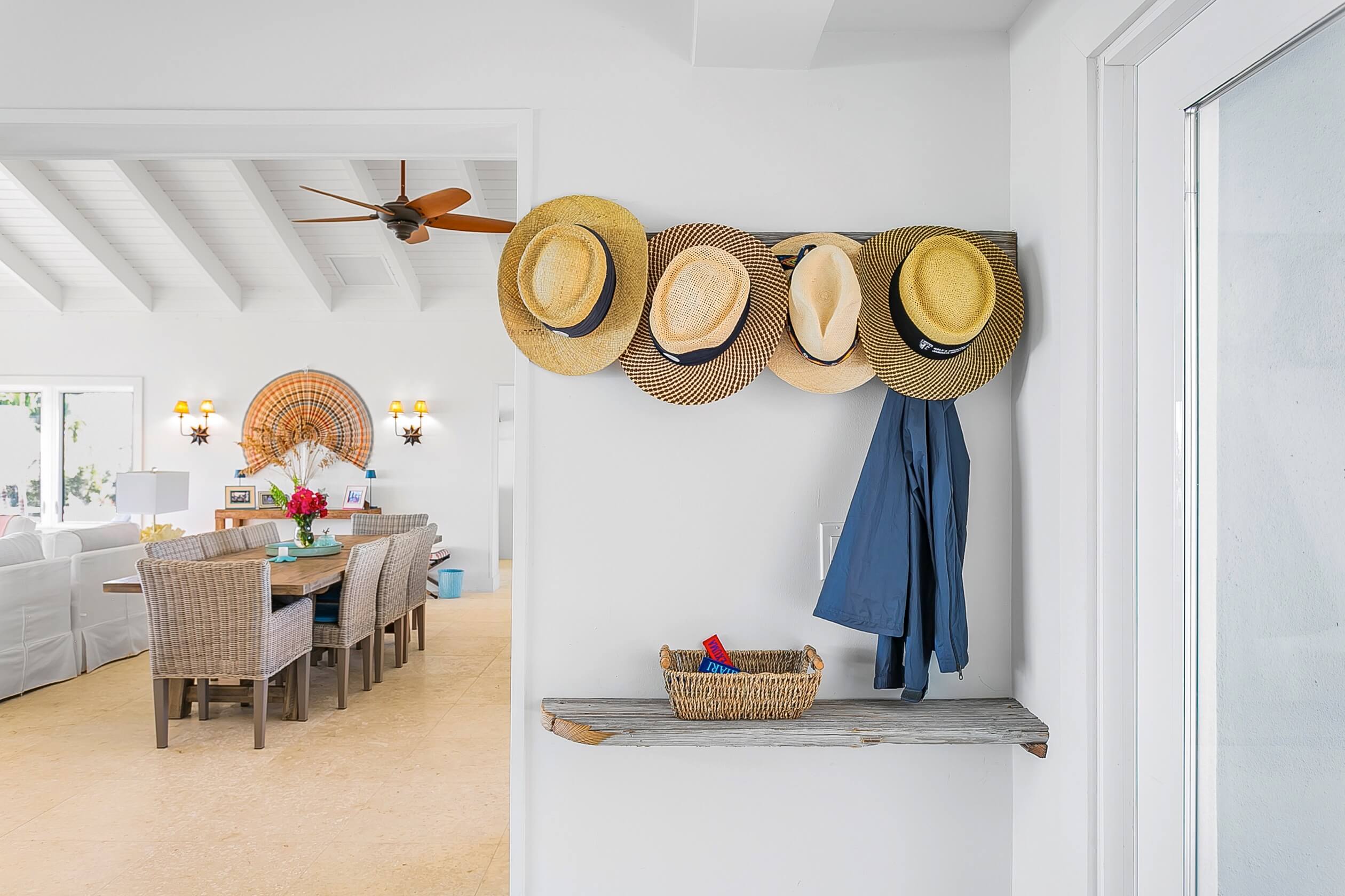 Hats Entrance Bakari House Great Exuma Bahamas