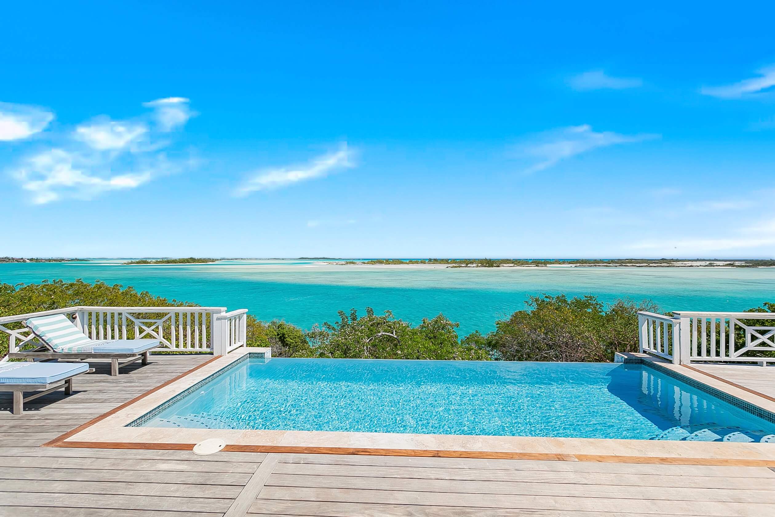 Infinity Pool Ocean View Bakari House Great Exuma Bahamas