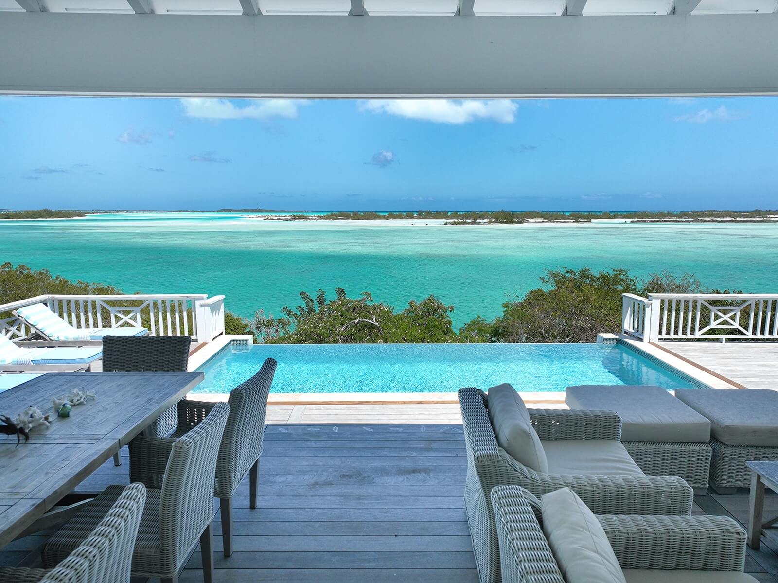 Oceanview from Livingarea Bakari House Great Exuma Bahamas