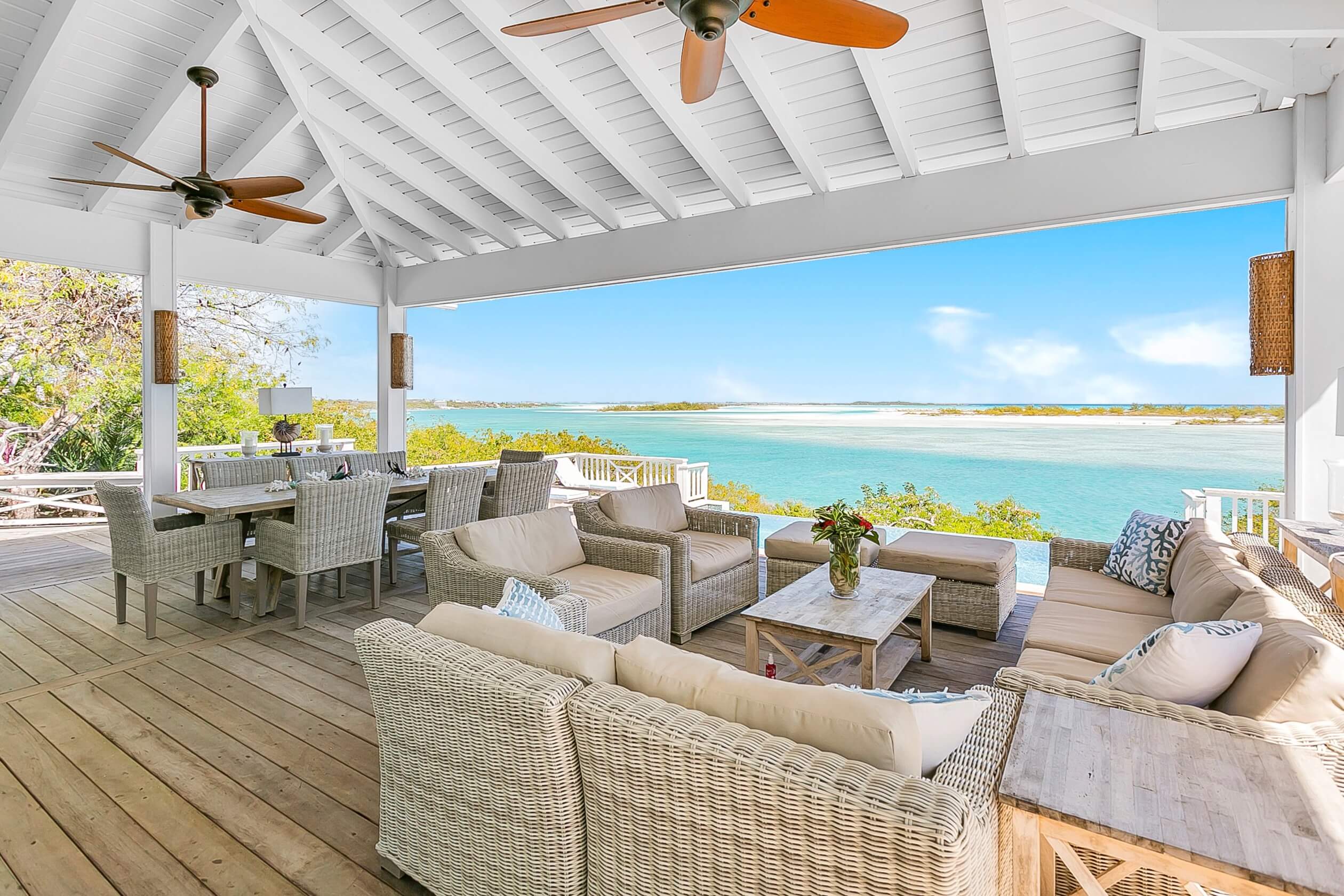 Outside Seatingarea Bakari House Great Exuma Bahamas