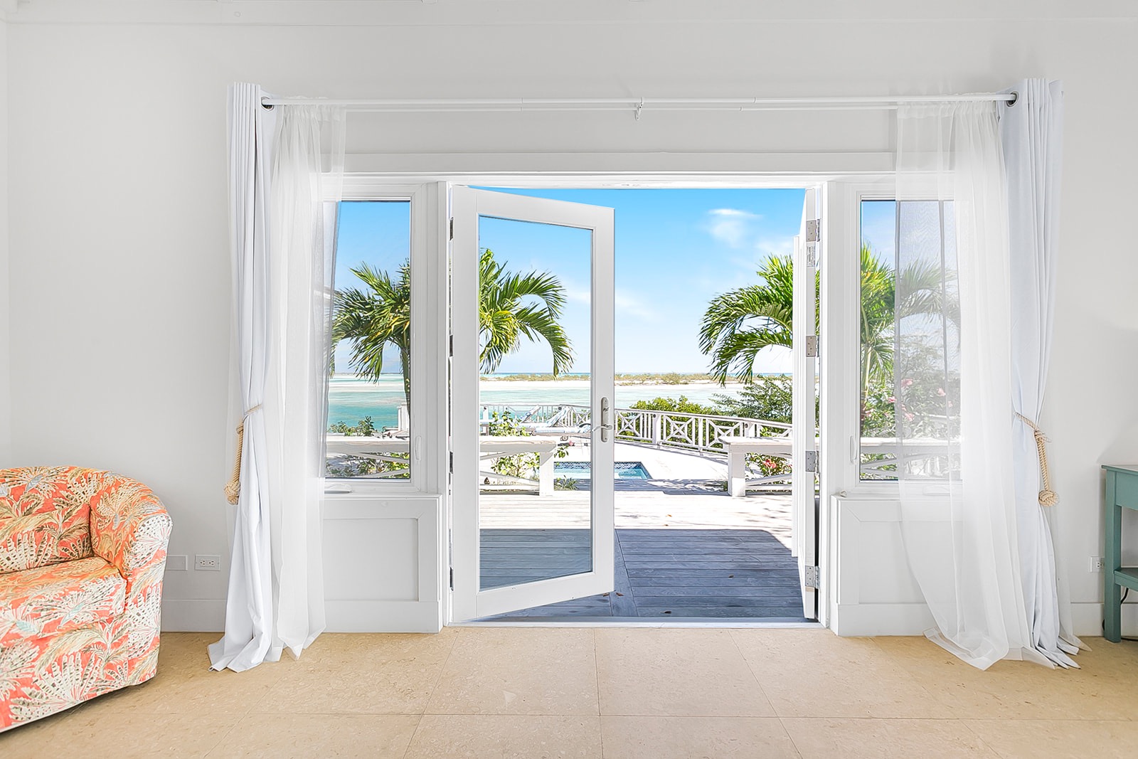Patio Door Bakari House Great Exuma Bahamas