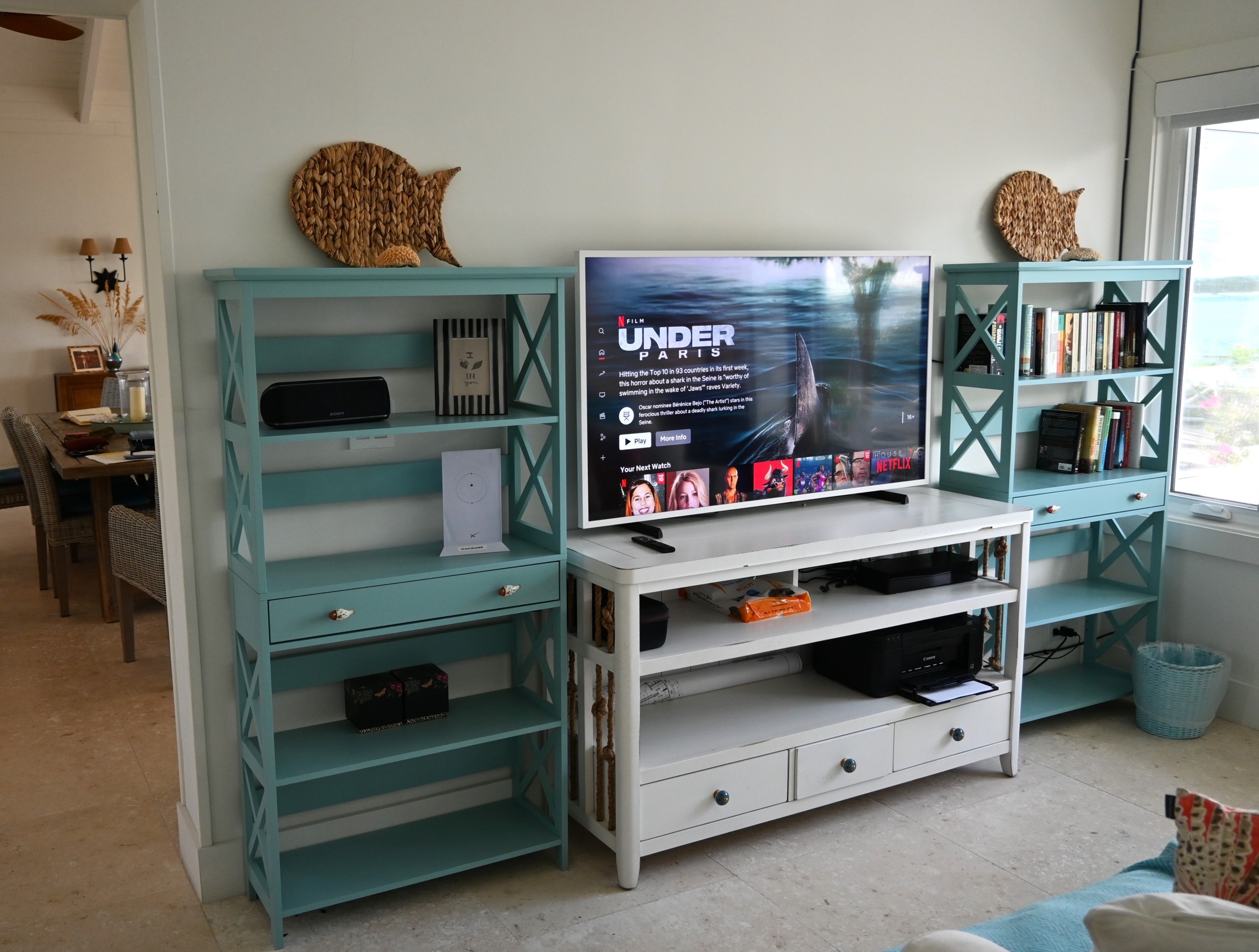 TV Room Netflix Bakari House Bahamas Exumas