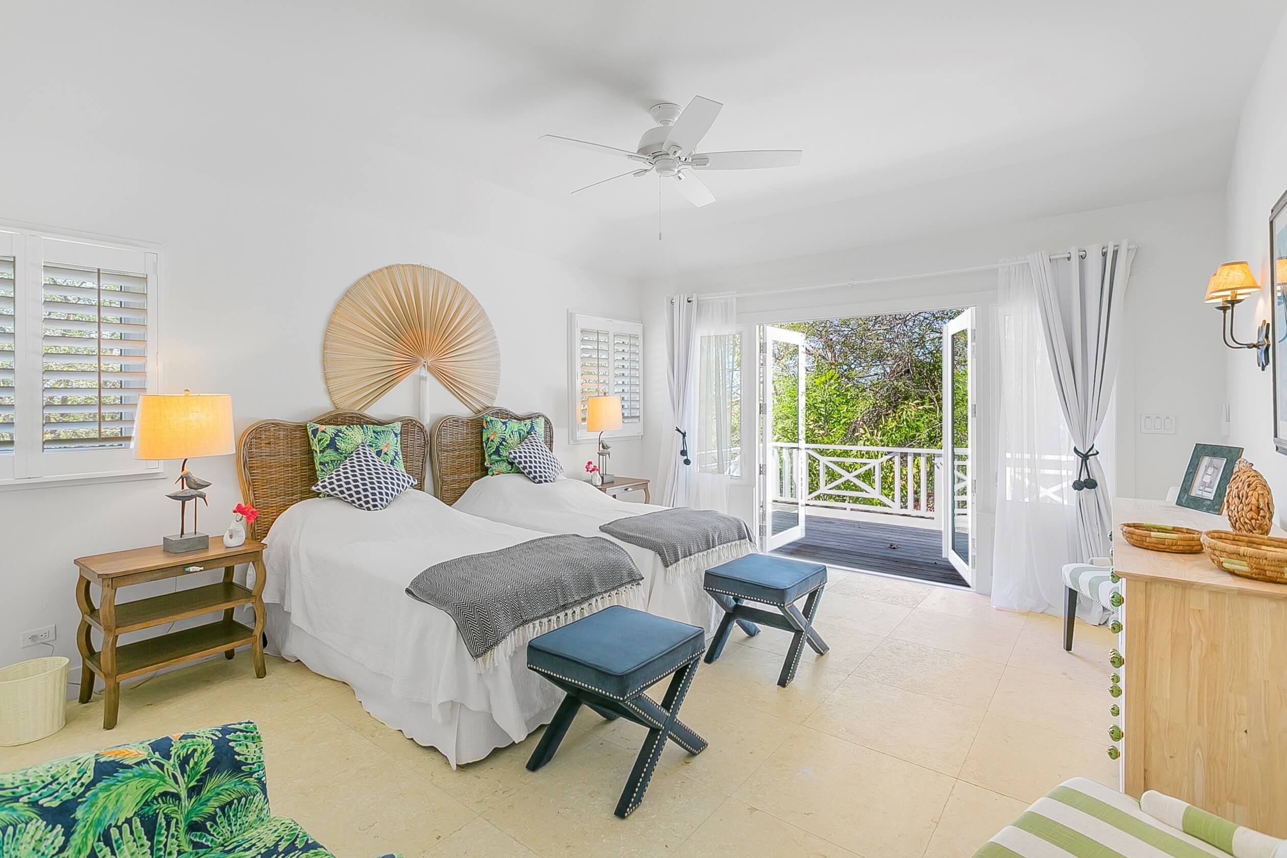 double bedroom suite Bakari House Great Exuma Bahamas