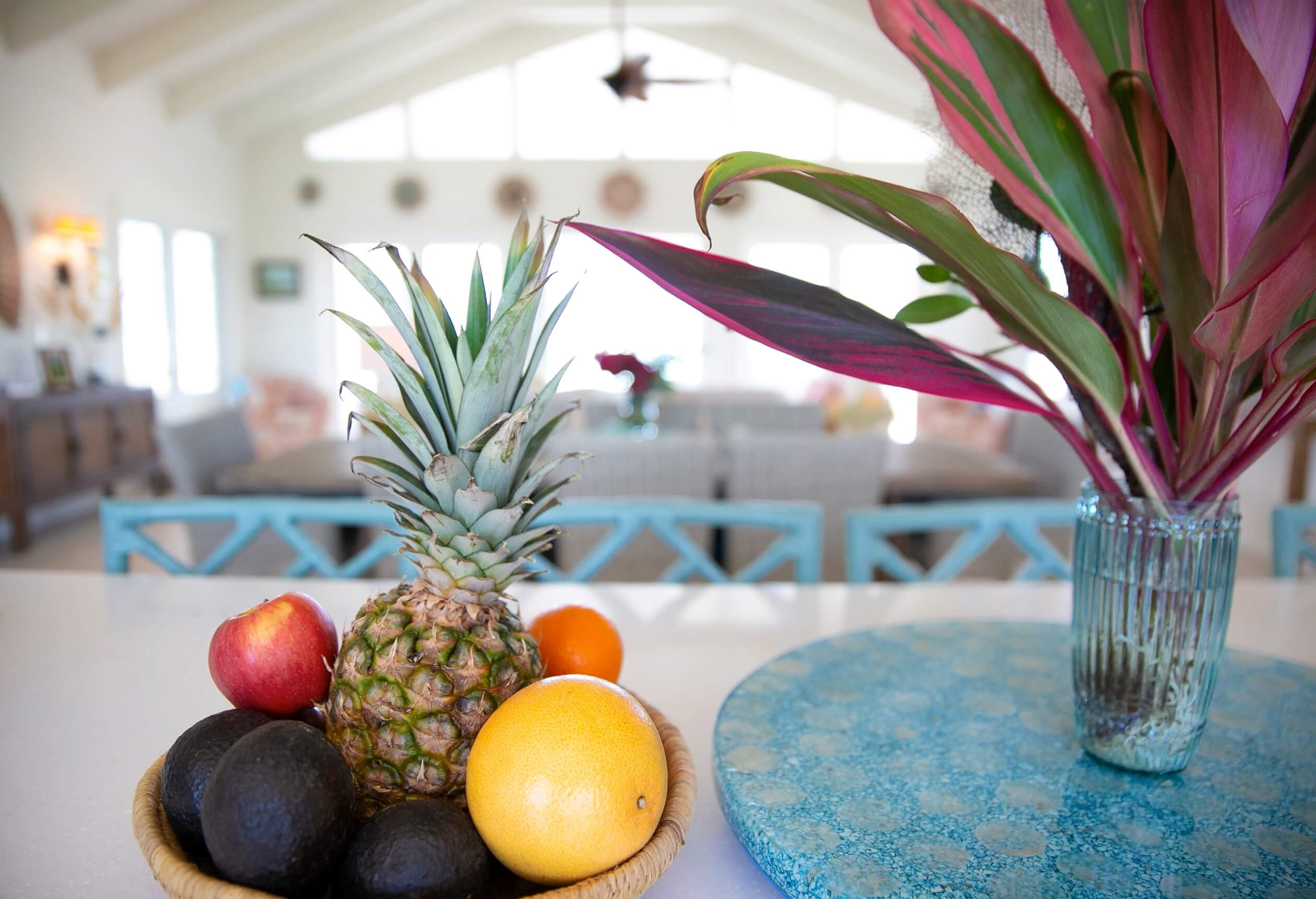 fruits in kitchen Bakari House Great Exuma Bahamas